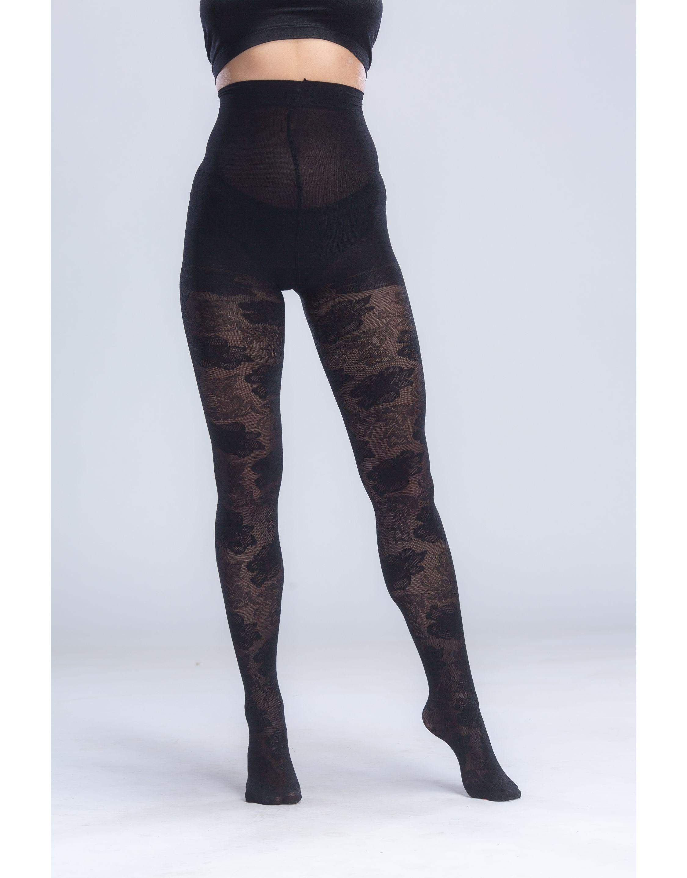 Vintage Floral Pantyhose - Carina - ÙƒØ§Ø±ÙŠÙ†Ø§