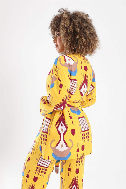 Viscose All Over Print Kimono - Carina - ÙƒØ§Ø±ÙŠÙ†Ø§