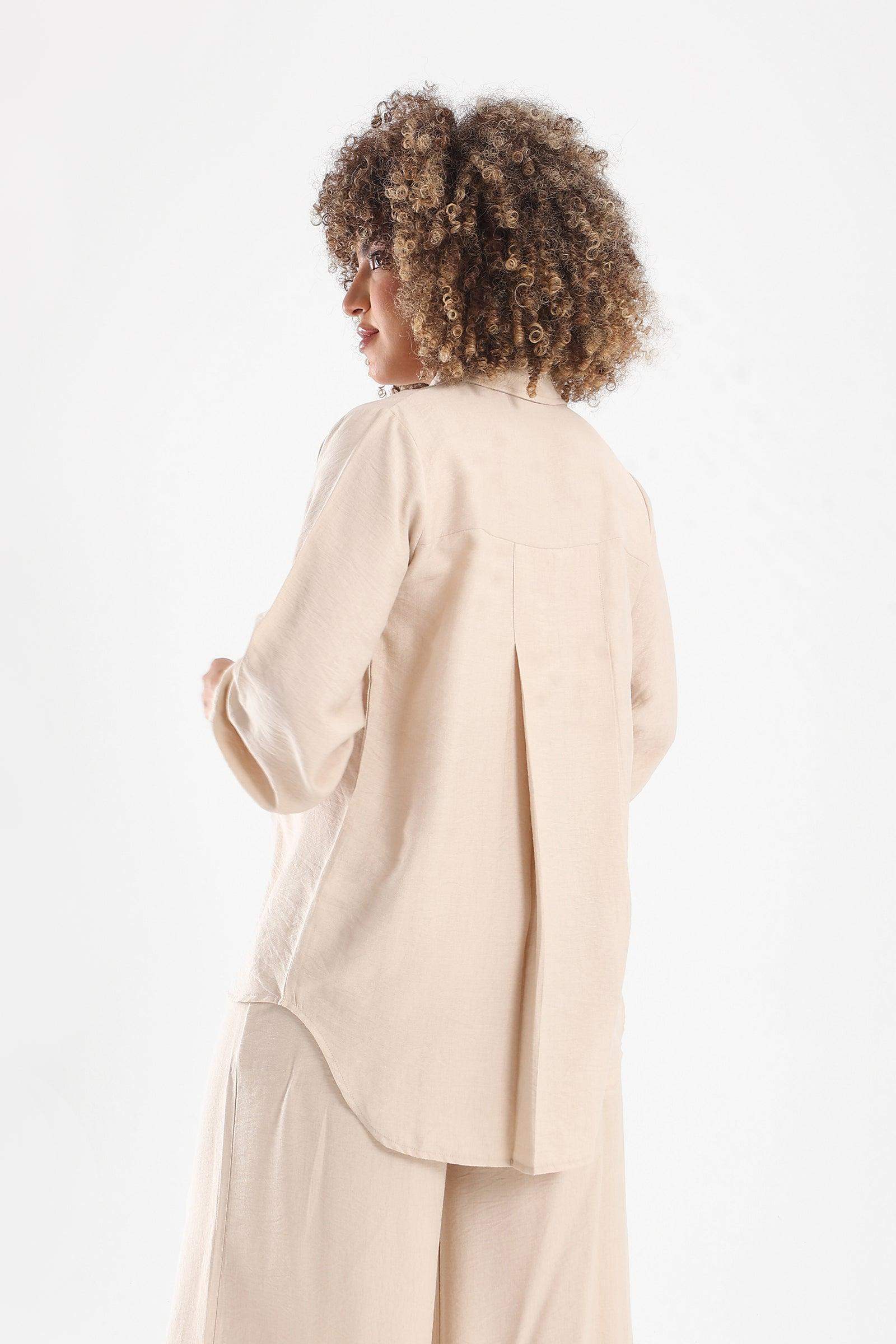 Viscose Asymmetrical Shirt - Carina - ÙƒØ§Ø±ÙŠÙ†Ø§