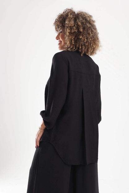 Viscose Asymmetrical Shirt - Carina - ÙƒØ§Ø±ÙŠÙ†Ø§