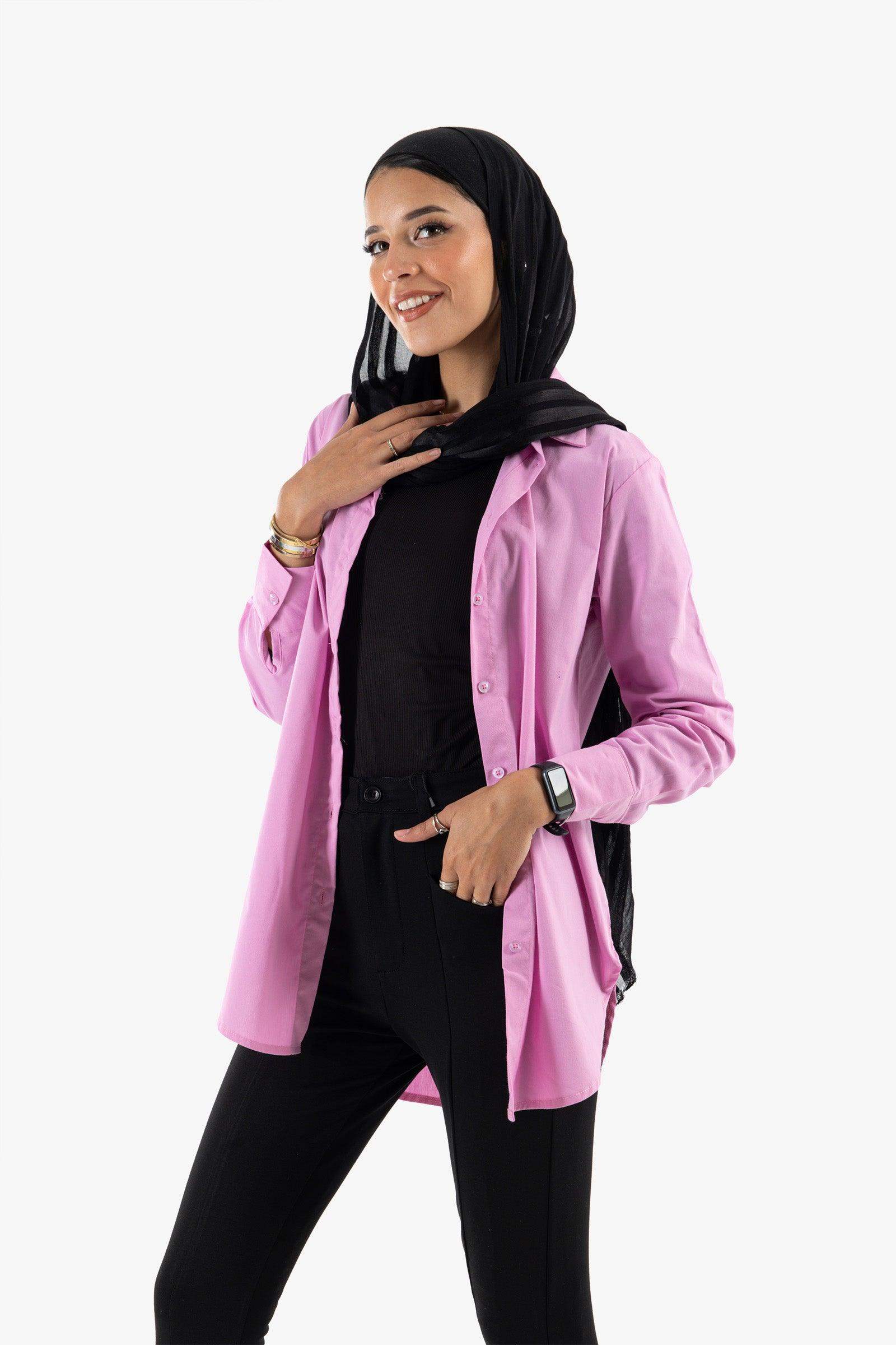 Viscose Basic Shirt - Carina - ÙƒØ§Ø±ÙŠÙ†Ø§