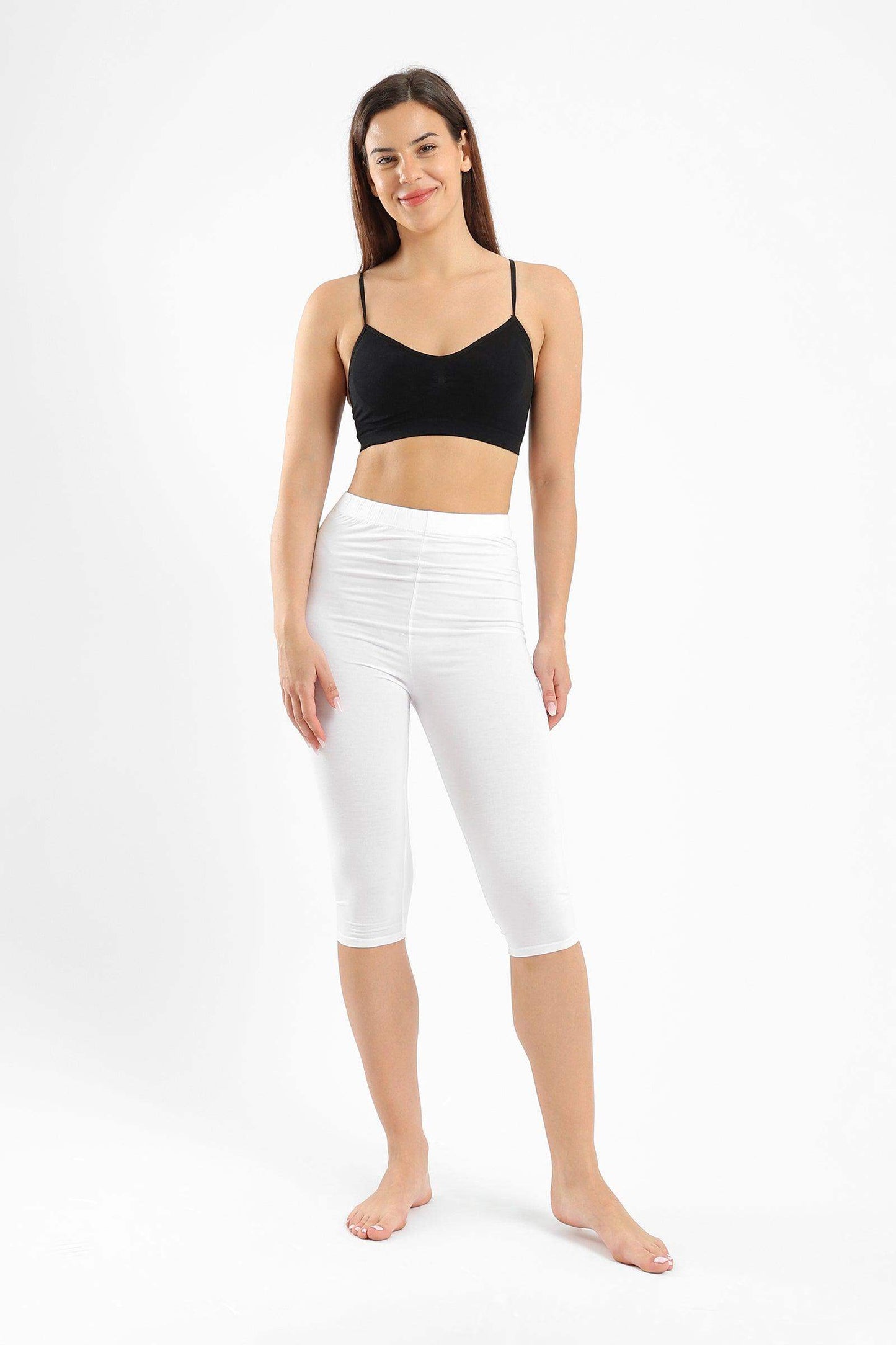 Viscose Capri Leggings - Carina - ÙƒØ§Ø±ÙŠÙ†Ø§