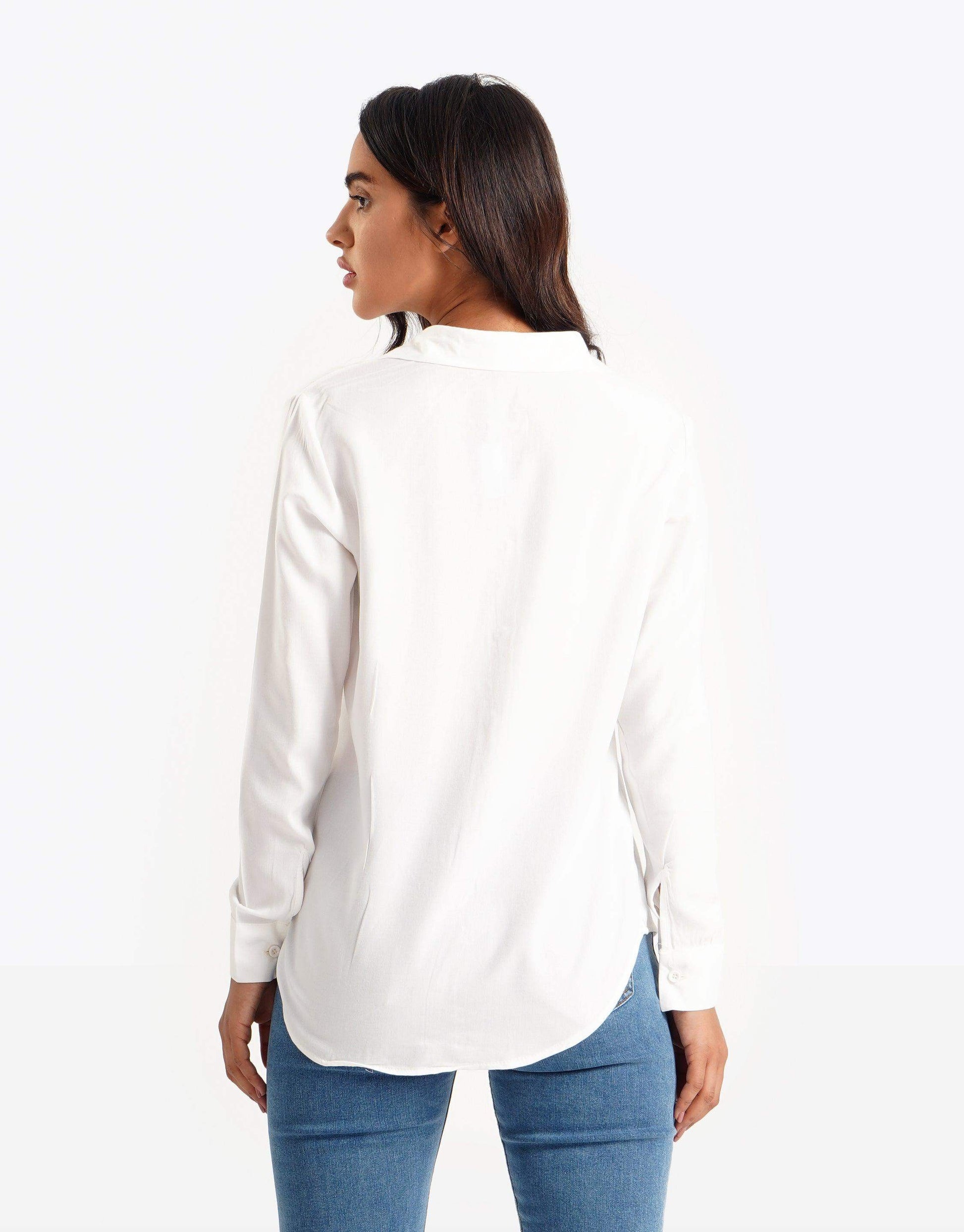 Viscose Classic Collar Shirt - Carina - ÙƒØ§Ø±ÙŠÙ†Ø§