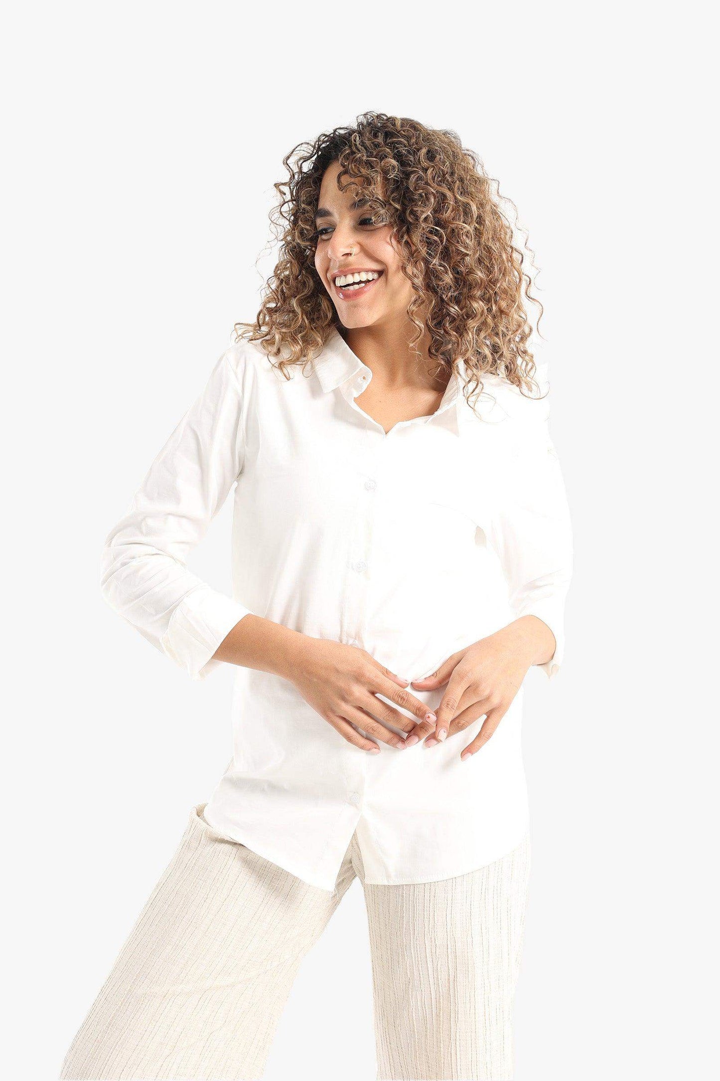 Viscose Classic Shirt - Carina - ÙƒØ§Ø±ÙŠÙ†Ø§