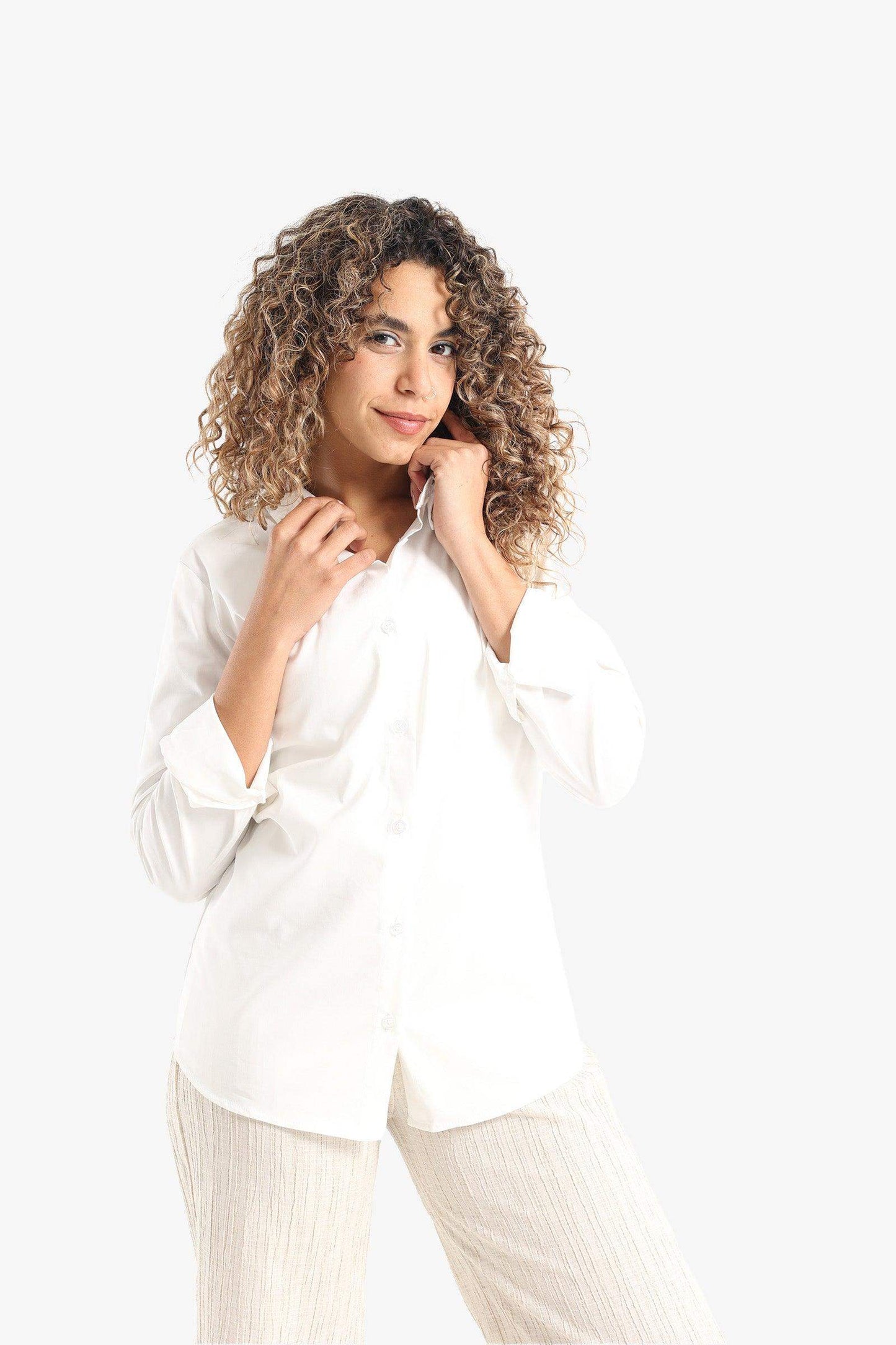 Viscose Classic Shirt - Carina - ÙƒØ§Ø±ÙŠÙ†Ø§