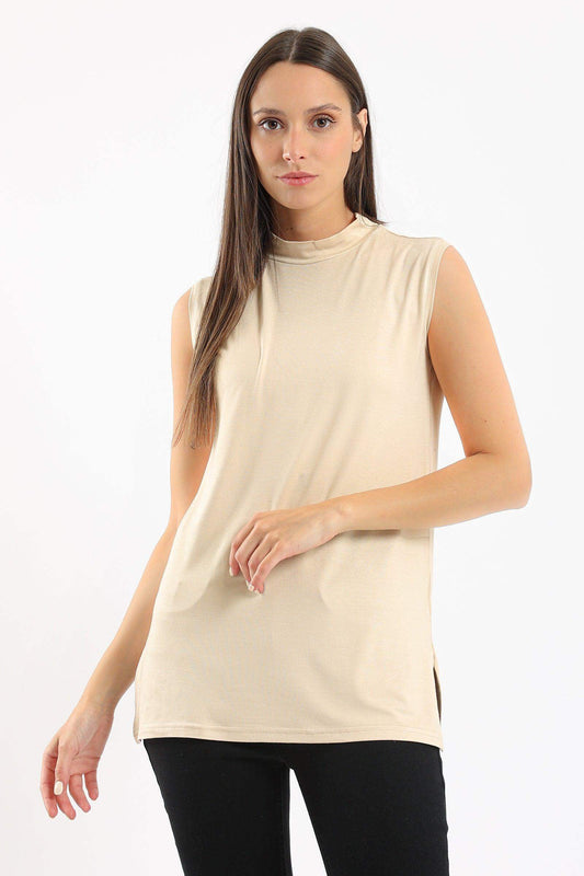 Viscose High Neck Top - Carina - ÙƒØ§Ø±ÙŠÙ†Ø§