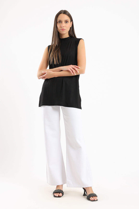 Viscose High Neck Top - Carina - ÙƒØ§Ø±ÙŠÙ†Ø§