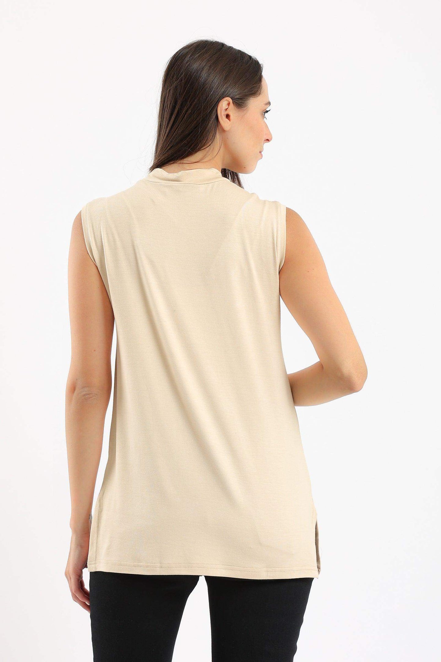 Viscose High Neck Top - Carina - ÙƒØ§Ø±ÙŠÙ†Ø§