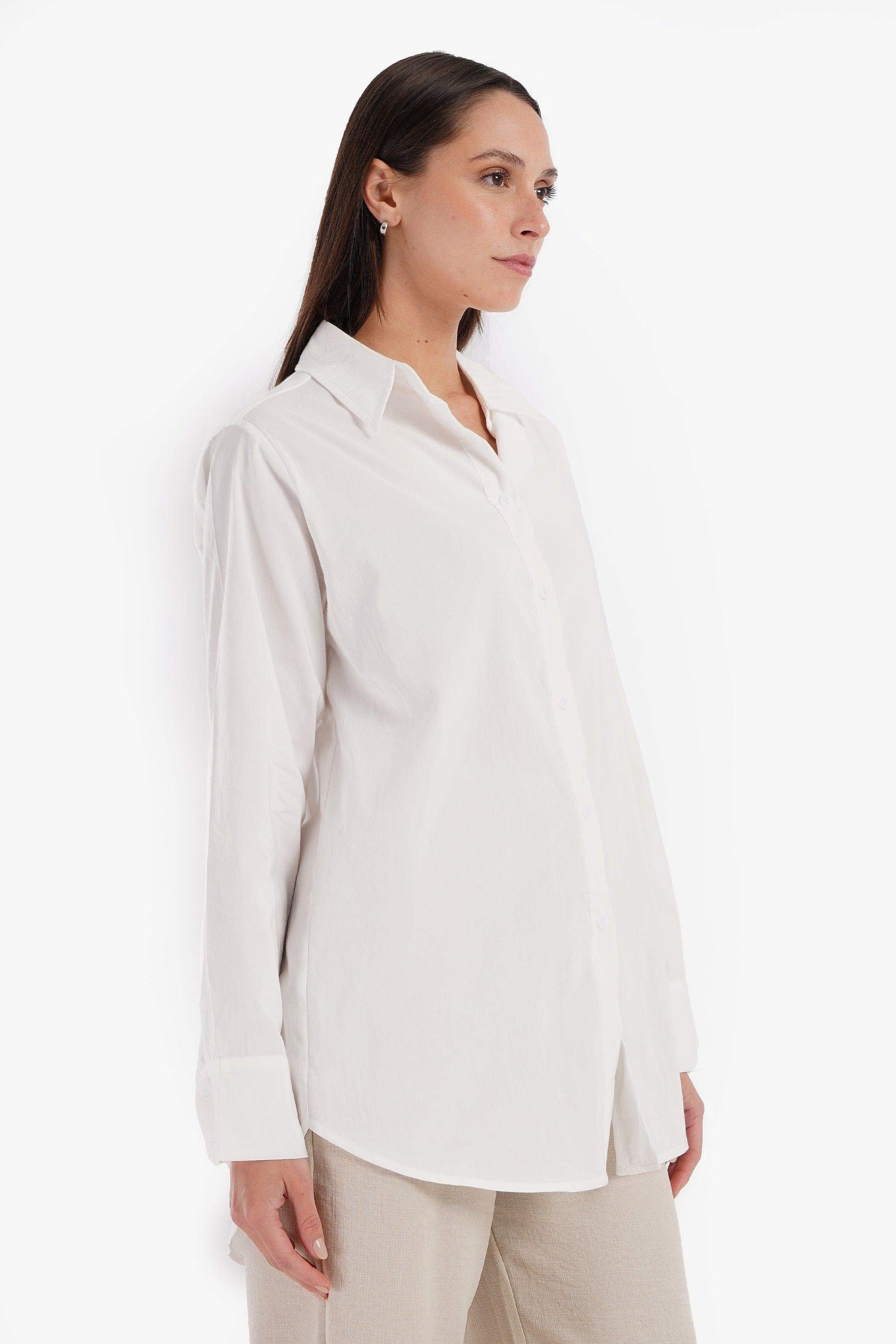 Viscose Long Sleeves Shirt - Carina - ÙƒØ§Ø±ÙŠÙ†Ø§