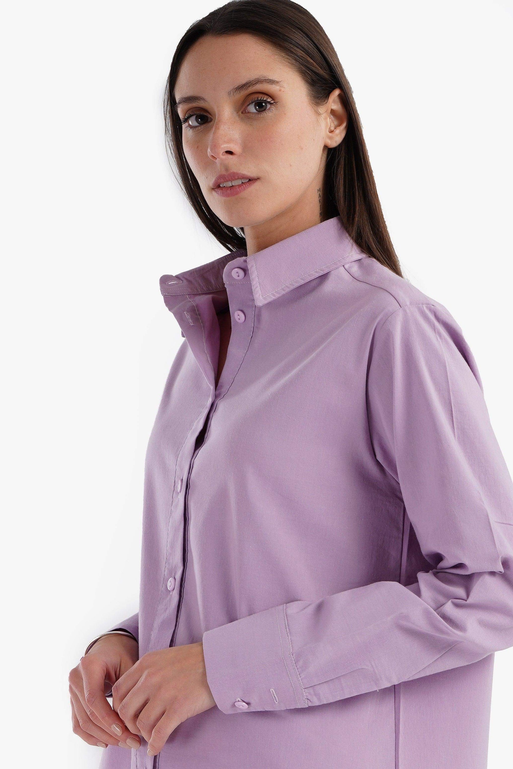 Viscose Long Sleeves Shirt - Carina - ÙƒØ§Ø±ÙŠÙ†Ø§