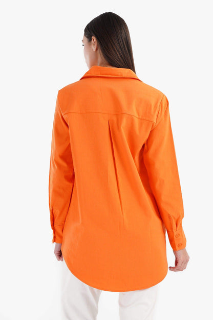 Viscose Long Sleeves Shirt - Carina - ÙƒØ§Ø±ÙŠÙ†Ø§