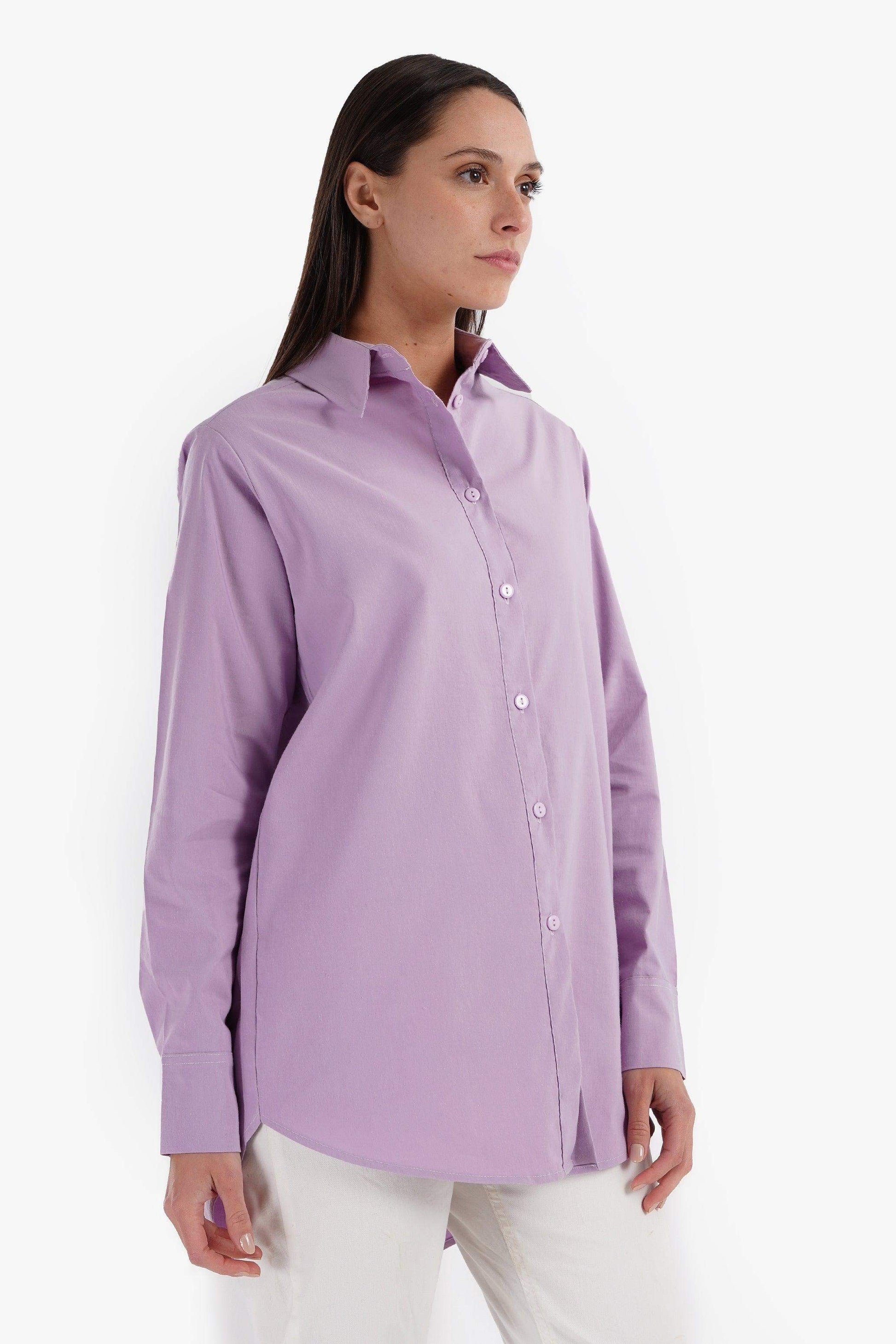 Viscose Long Sleeves Shirt - Carina - ÙƒØ§Ø±ÙŠÙ†Ø§