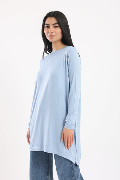 Viscose Long Sleeves Top - Clue Wear