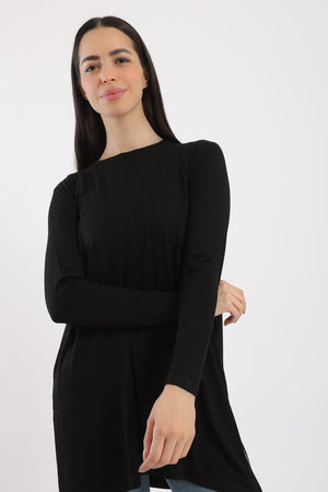 Viscose Long Sleeves Top - Clue-wear
