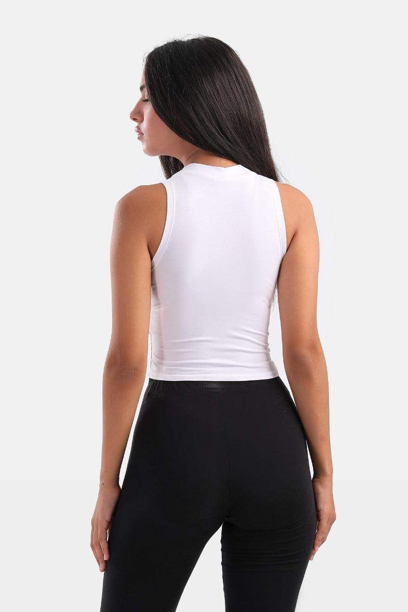 Viscose Mock Neck Crop Top - Carina - ÙƒØ§Ø±ÙŠÙ†Ø§