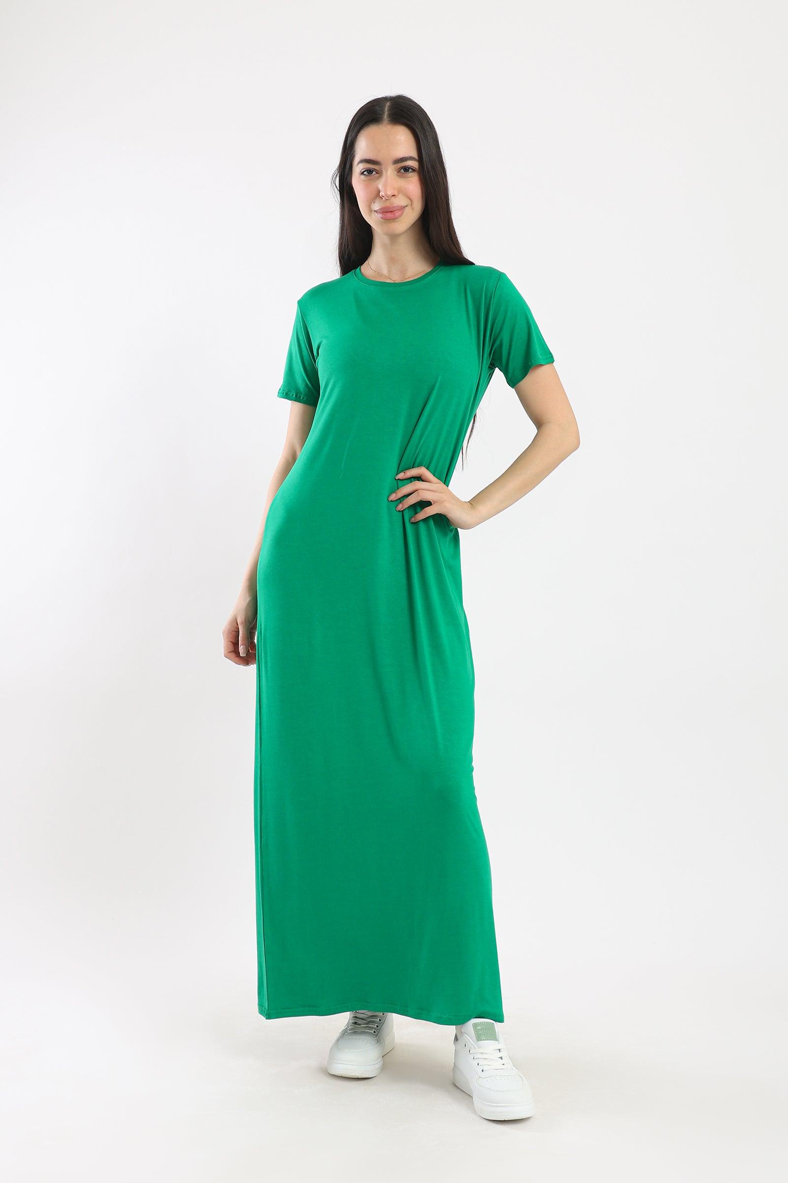 Viscose Plain Dress - Clue Wear