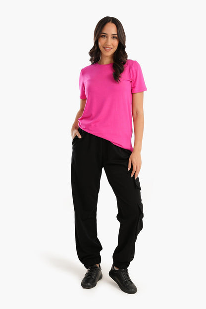 Viscose Plain Lounge T-Shirt - Carina - ÙƒØ§Ø±ÙŠÙ†Ø§