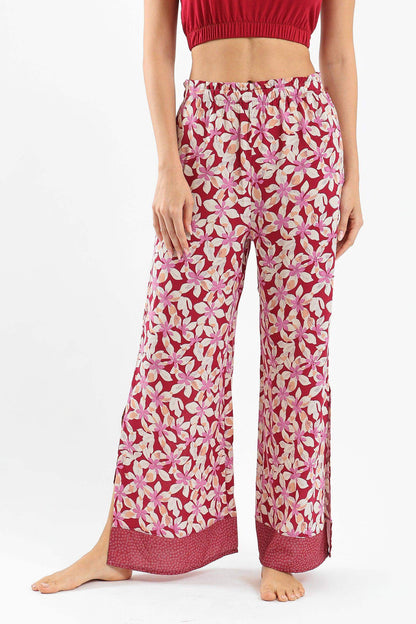 Viscose Printed Pyjama Pants - Carina - ÙƒØ§Ø±ÙŠÙ†Ø§