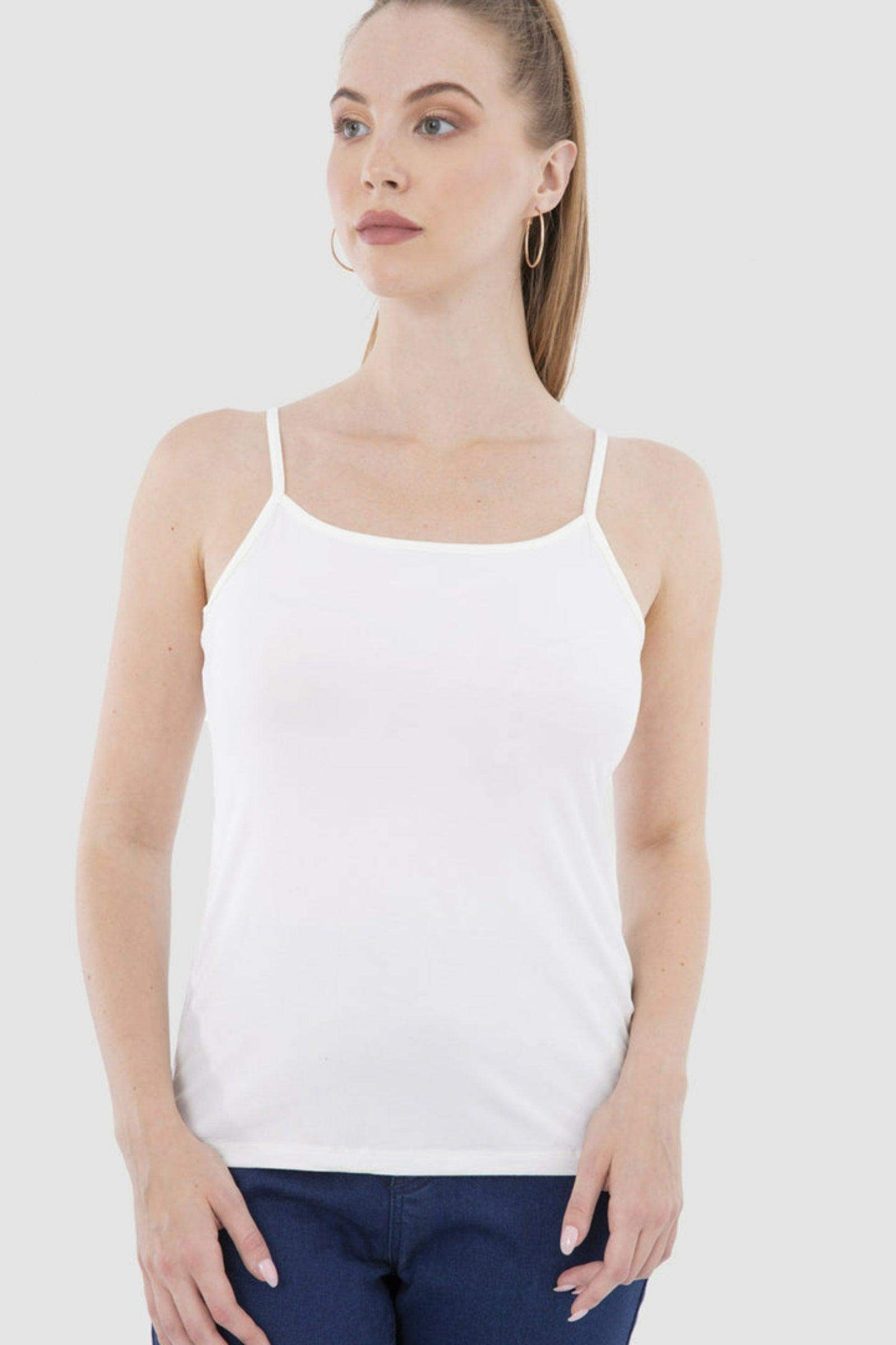 Viscose Sleeveless Tank Top - Carina - ÙƒØ§Ø±ÙŠÙ†Ø§