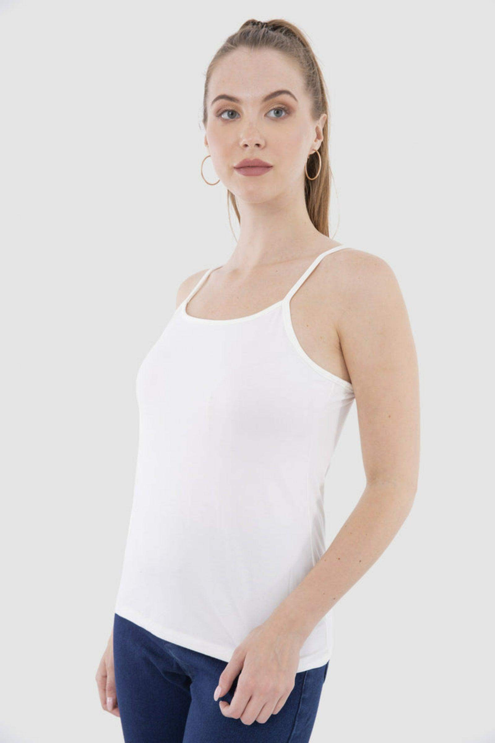 Viscose Sleeveless Tank Top - Carina - ÙƒØ§Ø±ÙŠÙ†Ø§