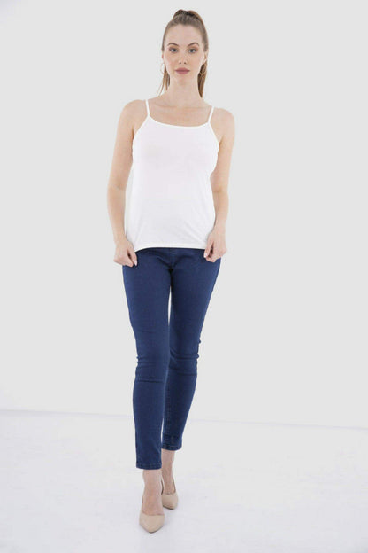 Viscose Sleeveless Tank Top - Carina - ÙƒØ§Ø±ÙŠÙ†Ø§