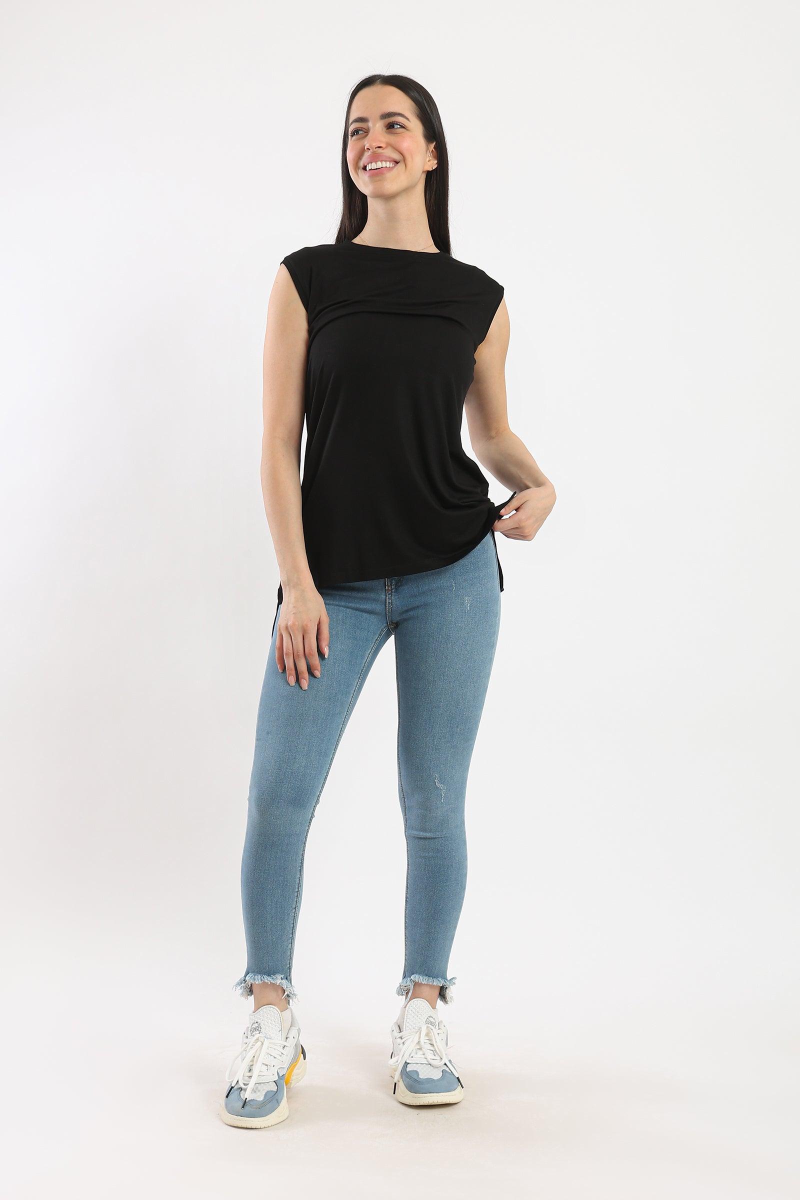 Viscose Sleeveless Top - Clue-wear