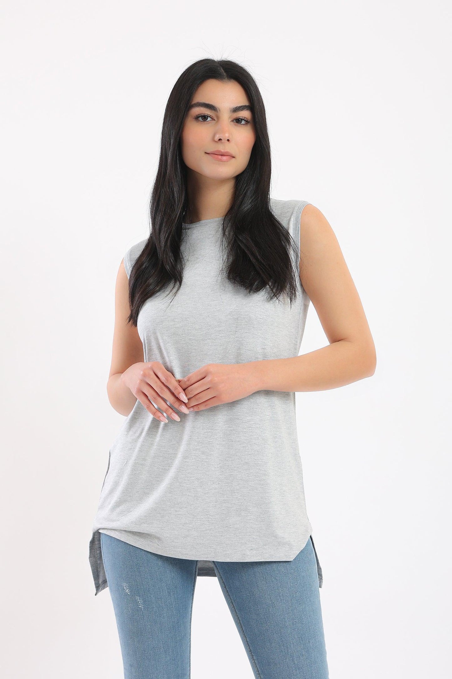 Viscose Sleeveless Top - Clue Wear