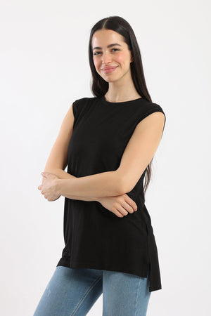 Viscose Sleeveless Top - Clue-wear
