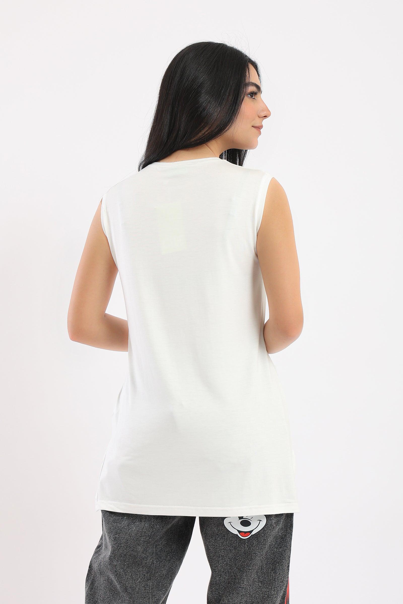 Viscose Sleeveless Top - Clue Wear