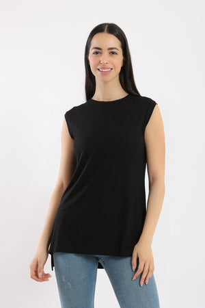 Viscose Sleeveless Top - Clue-wear