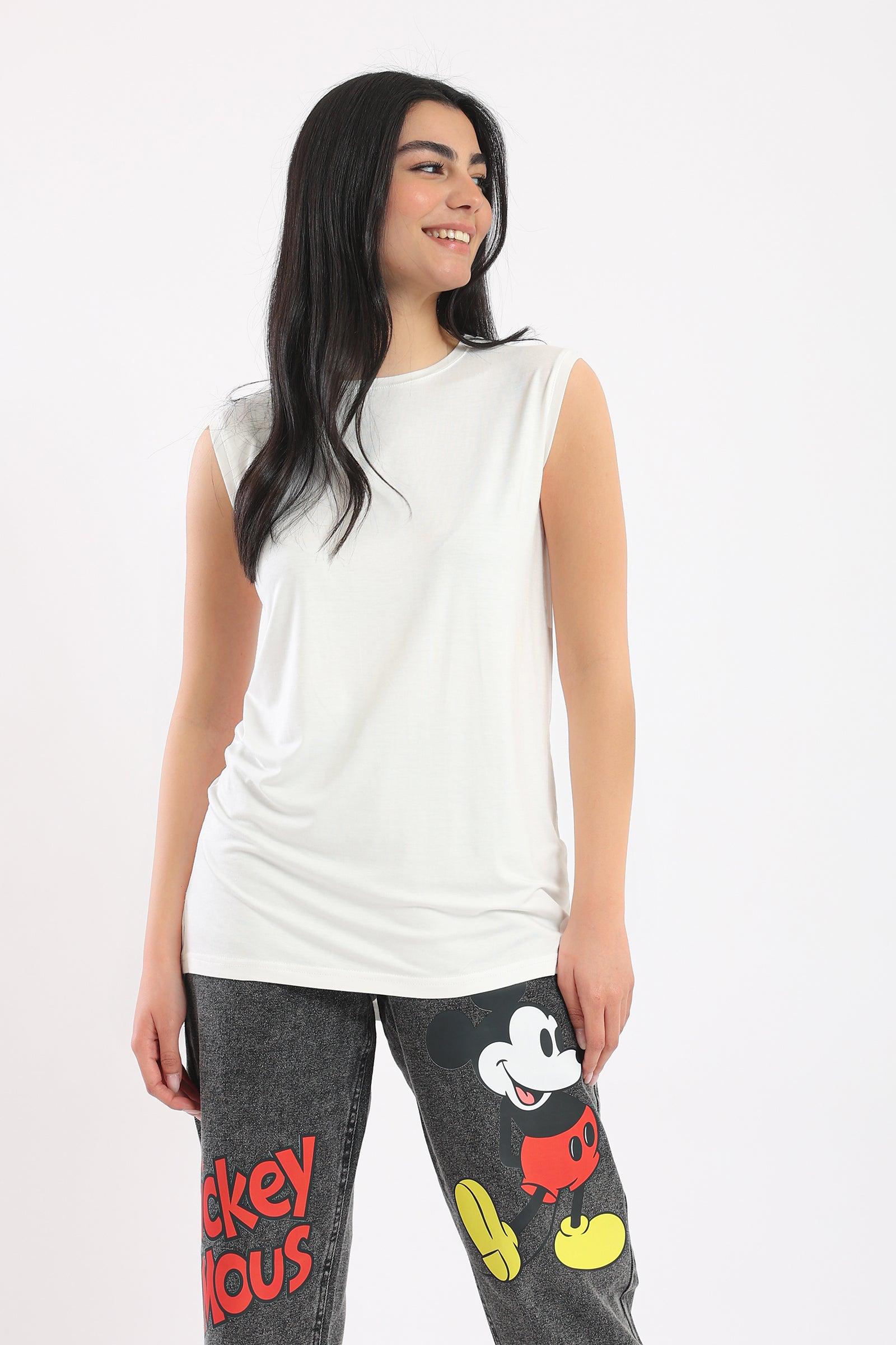Viscose Sleeveless Top - Clue Wear