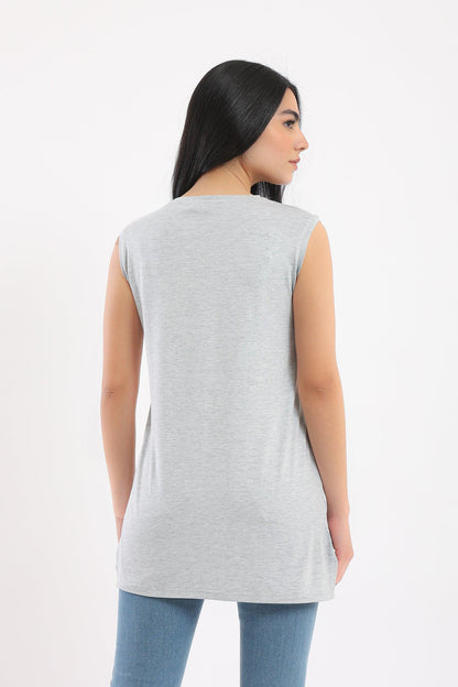 Viscose Sleeveless Top - Clue Wear