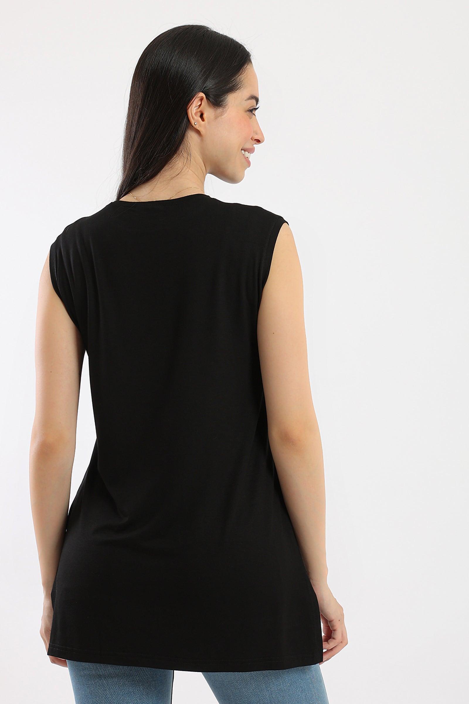 Viscose Sleeveless Top - Clue-wear