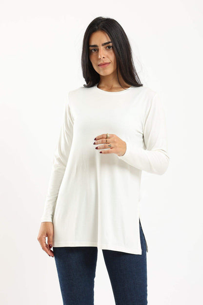 Viscose Top with Slits - Carina - ÙƒØ§Ø±ÙŠÙ†Ø§