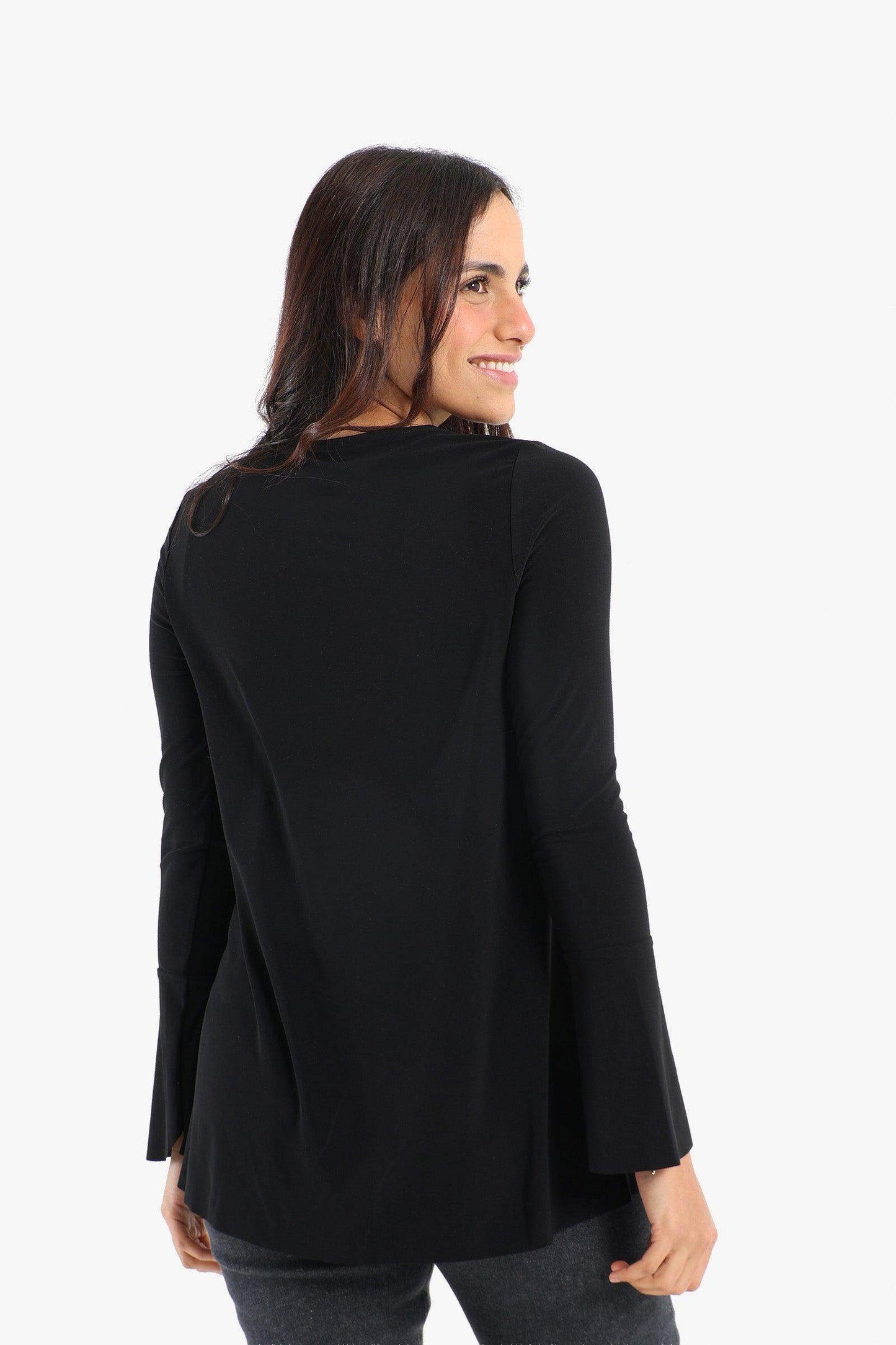 Voile Bell Sleeves Blouse - Carina - ÙƒØ§Ø±ÙŠÙ†Ø§