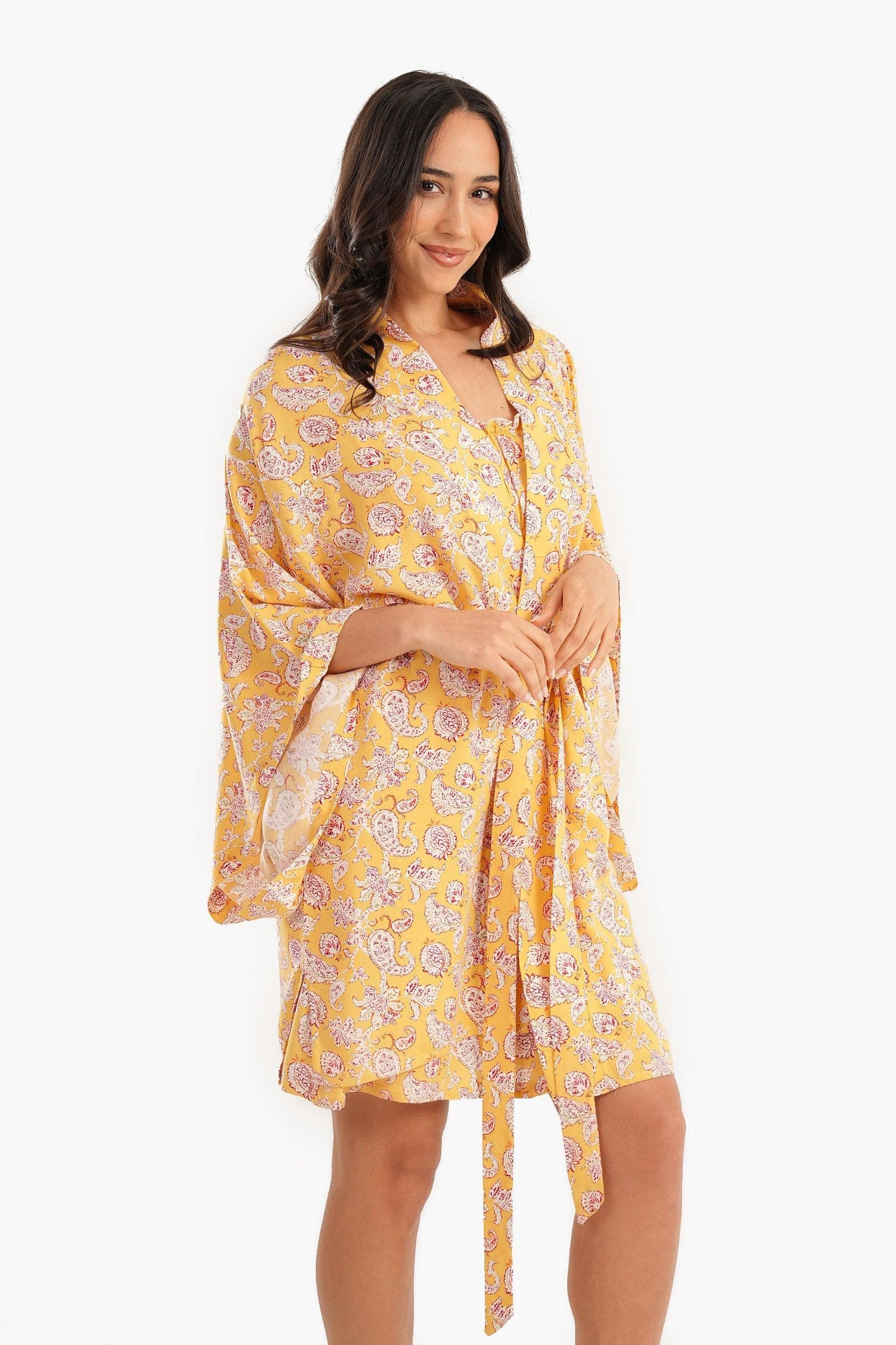 Voile Colored Robe - Carina - ÙƒØ§Ø±ÙŠÙ†Ø§