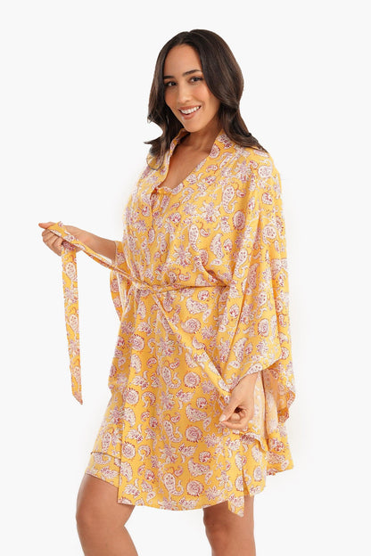 Voile Colored Robe - Carina - ÙƒØ§Ø±ÙŠÙ†Ø§