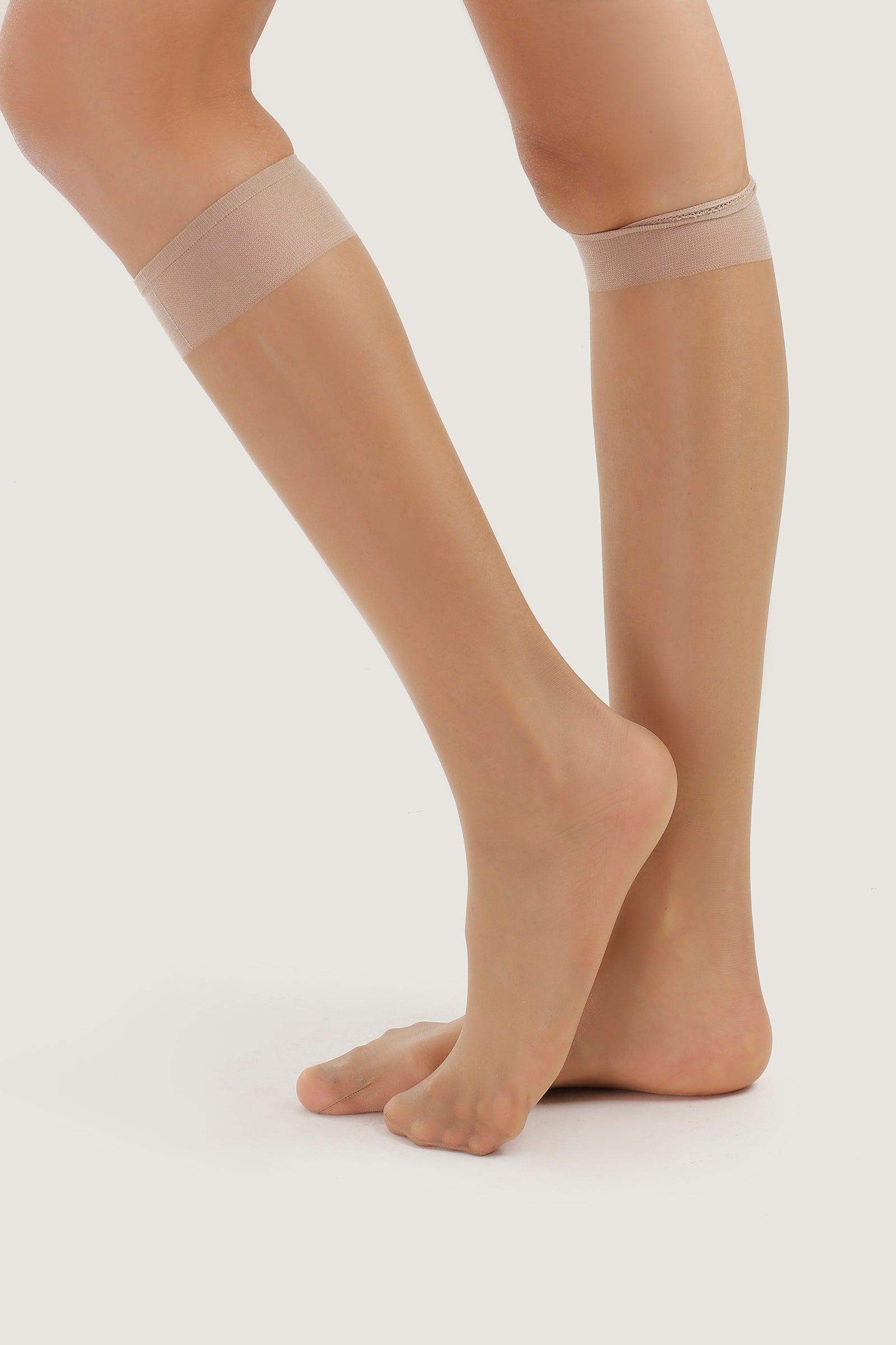 Voile Knee High Socks - Carina - ÙƒØ§Ø±ÙŠÙ†Ø§