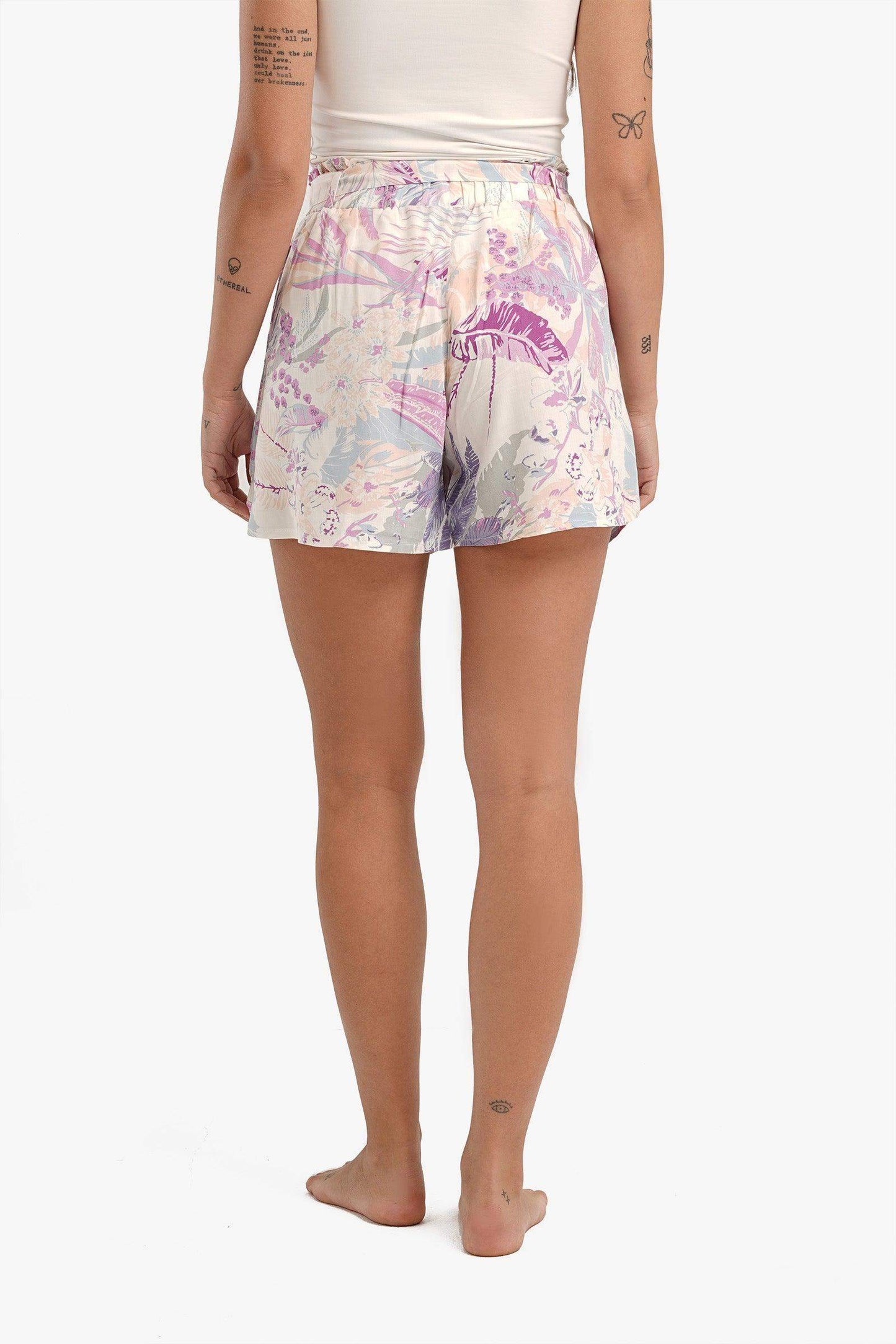 Voile Printed Pyjama Short - Carina - ÙƒØ§Ø±ÙŠÙ†Ø§