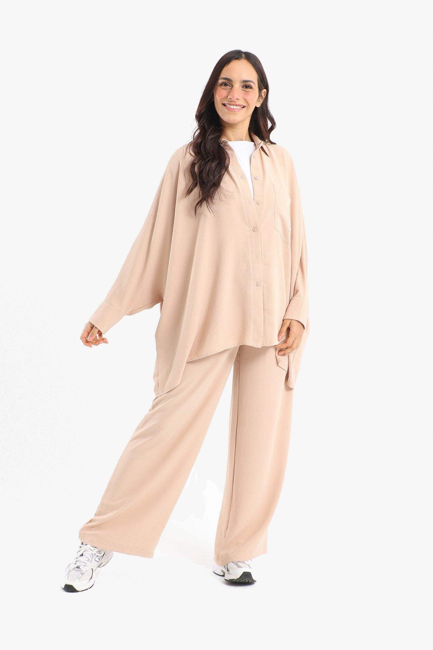 Voile Straight Cut Pants - Carina - ÙƒØ§Ø±ÙŠÙ†Ø§