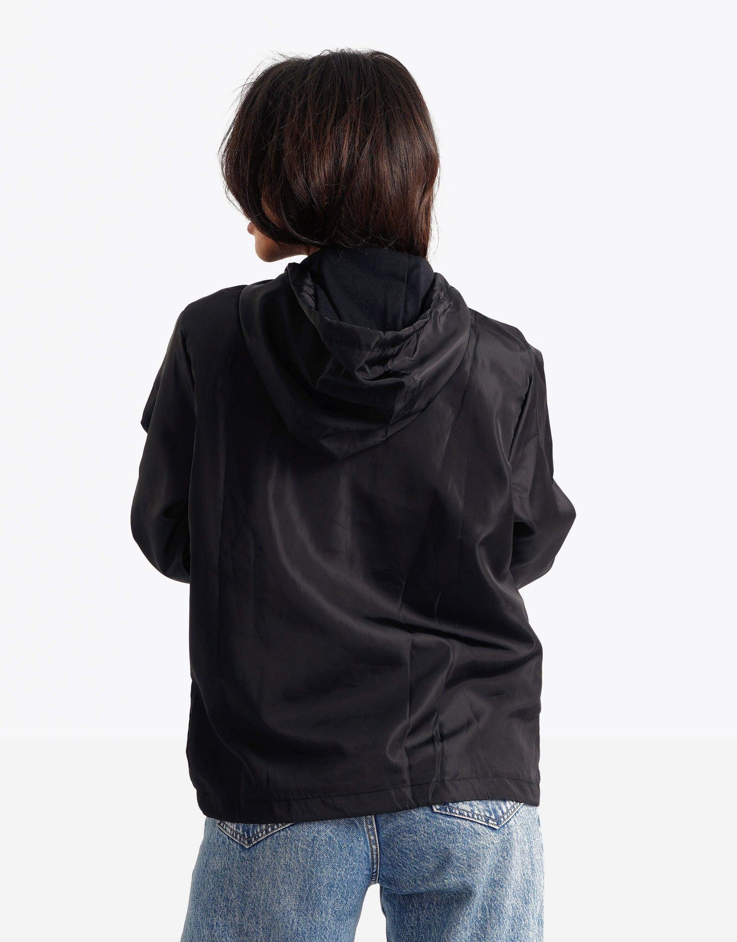 Waterproof Hooded Black Jacket - Carina - ÙƒØ§Ø±ÙŠÙ†Ø§