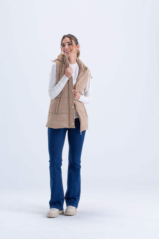 Waterproof Puffer Vest Jacket - Carina - ÙƒØ§Ø±ÙŠÙ†Ø§