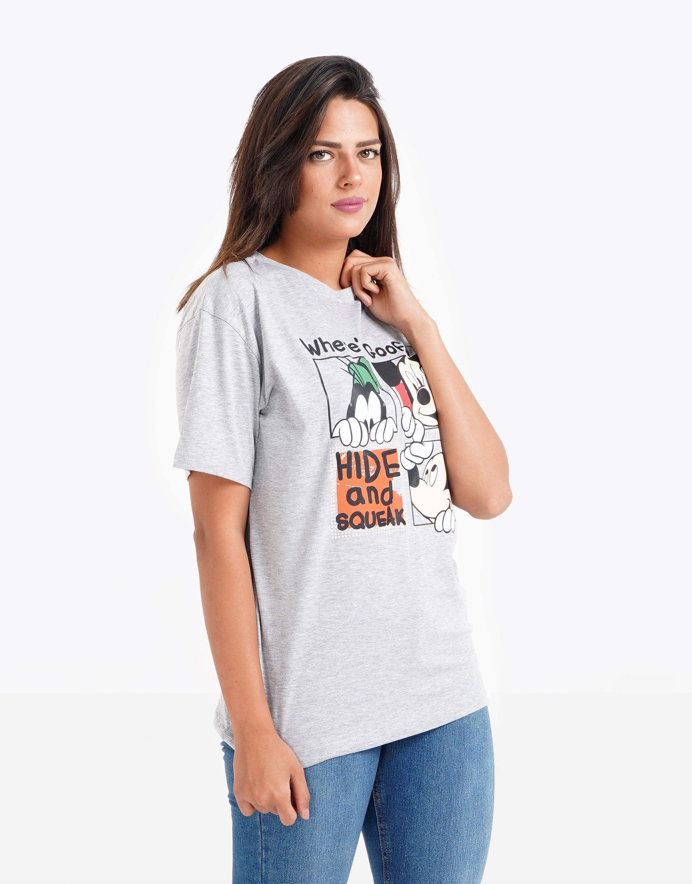 Where's Goofy Short Sleeve Cotton T-Shirt - Carina - ÙƒØ§Ø±ÙŠÙ†Ø§
