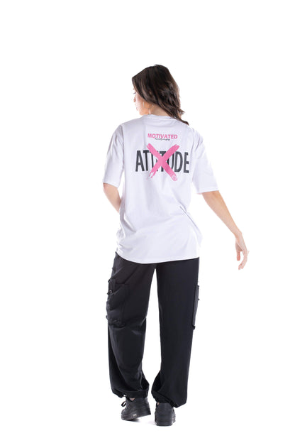 White Cotton Lounge T-Shirt - Carina - ÙƒØ§Ø±ÙŠÙ†Ø§