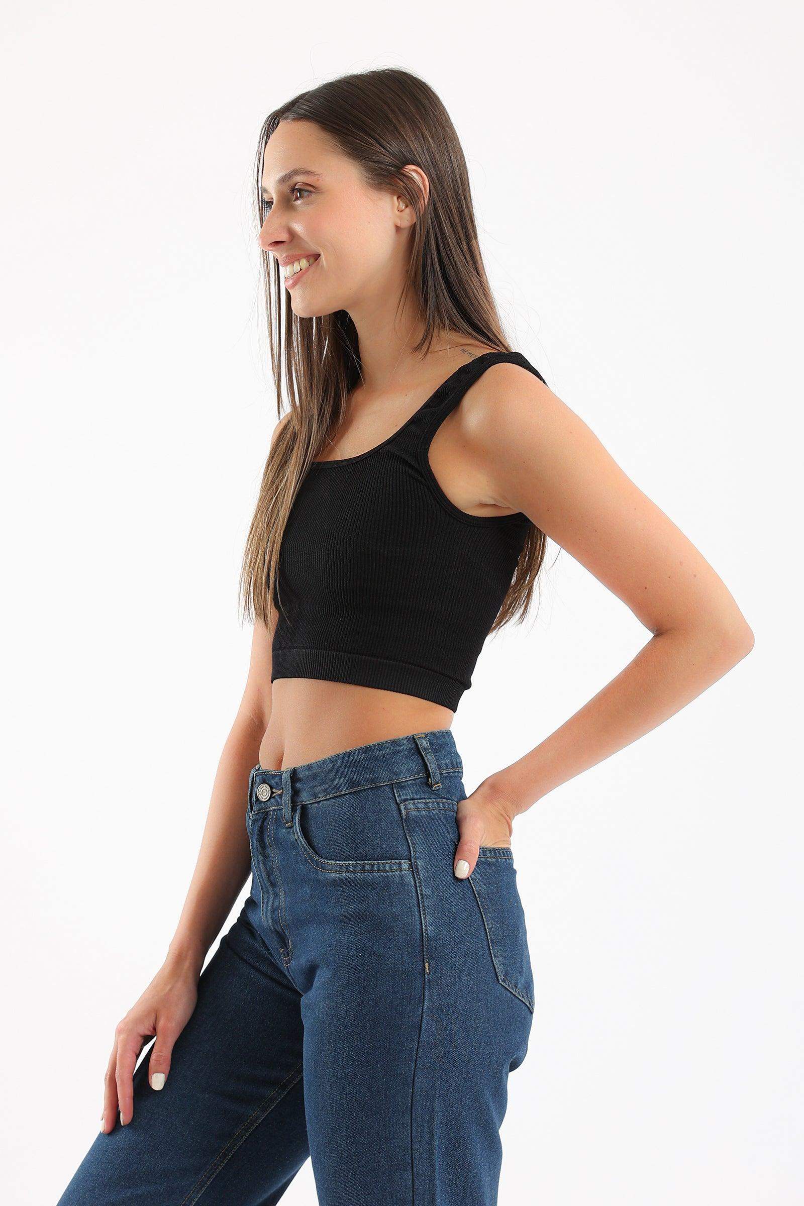 Wide Strap Crop Top - Carina - ÙƒØ§Ø±ÙŠÙ†Ø§