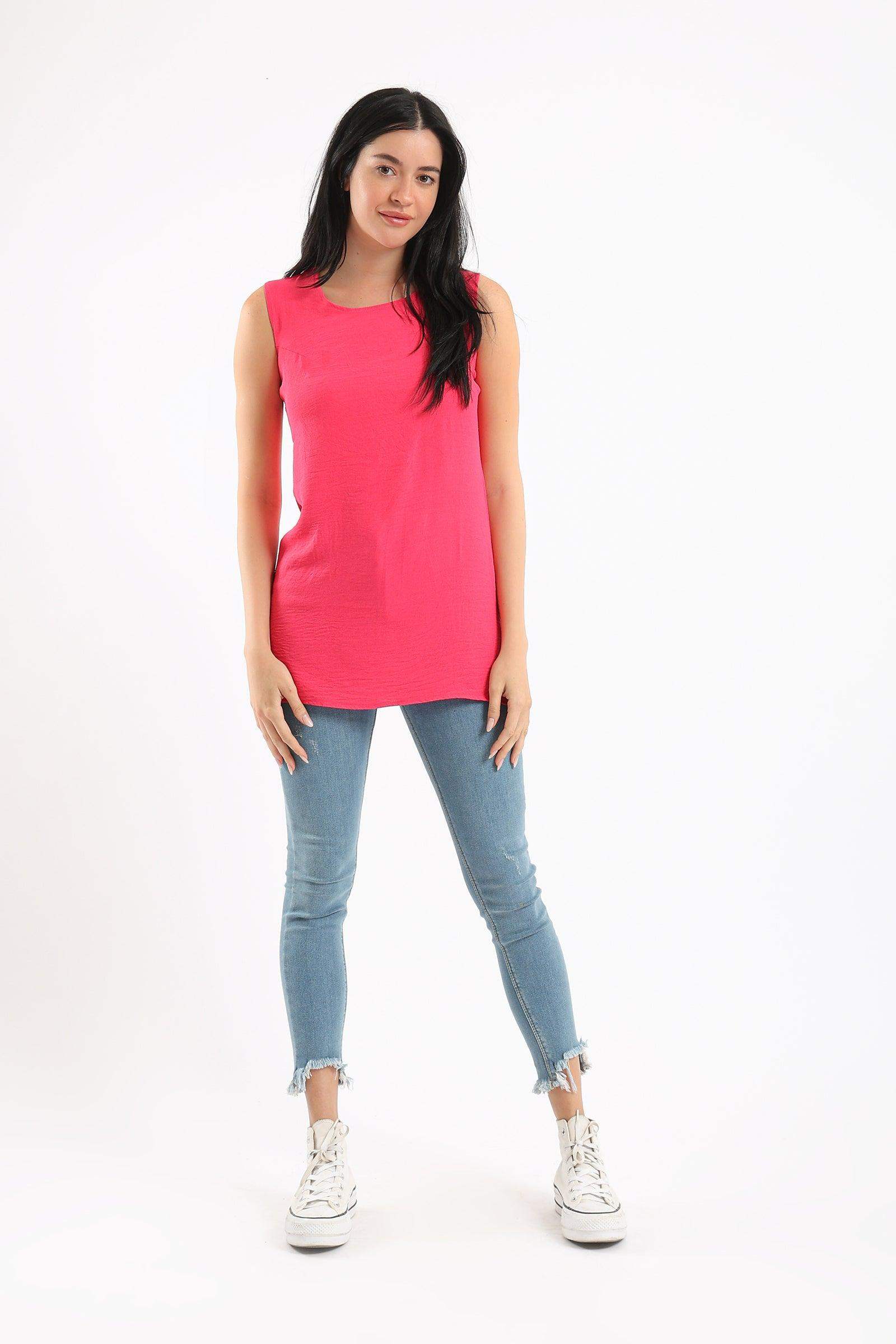 Wide Strap Sleeveless Top - Carina - ÙƒØ§Ø±ÙŠÙ†Ø§