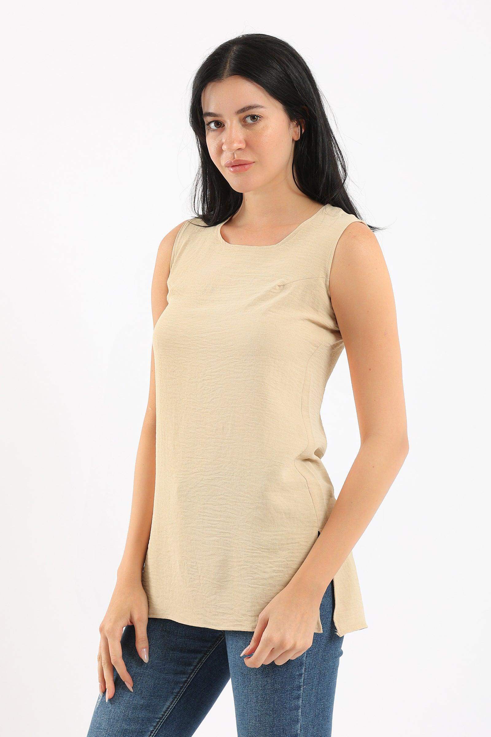 Wide Strap Sleeveless Top - Carina - ÙƒØ§Ø±ÙŠÙ†Ø§