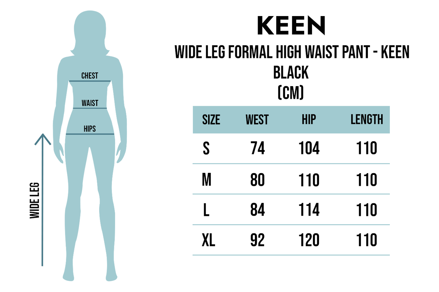 Crepe Wide Leg Formal High Waist Pant - Black