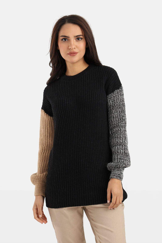 Wool Knitted Pullover - Carina - ÙƒØ§Ø±ÙŠÙ†Ø§