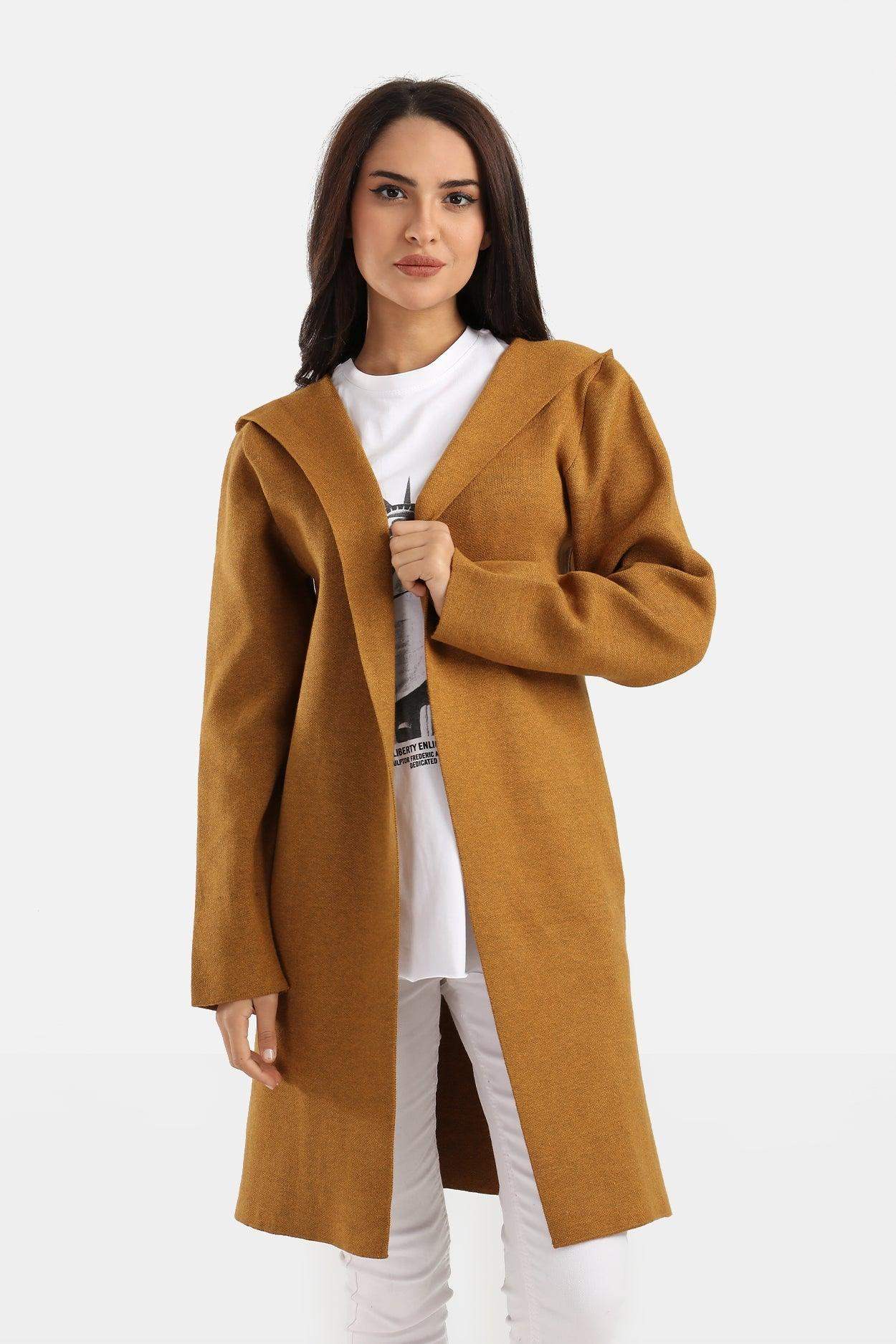 Wool Plain Coat - Carina - ÙƒØ§Ø±ÙŠÙ†Ø§